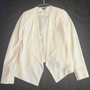 EXPRESS Women's Open Front White Jacket